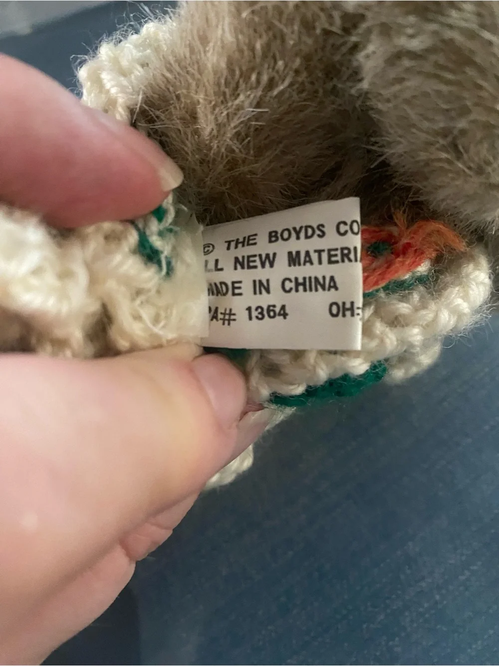 Boyds Bears Bunny Rabbit Plush Carrot Sweater Jointed Stuffed Animal 7